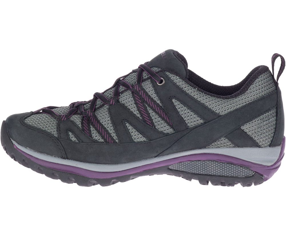 Buty Trekkingowe Merrell Damskie Czarne - Siren Sport 3 Waterproof Wide Width - 530982-SYN